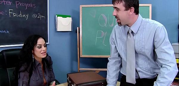  Big Tits at School - Ohhh! The Humanity! scene starring Angelina Valentine  Chris Strokes